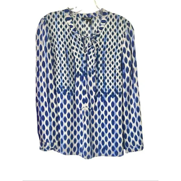 Nic + Zoe Long Sleeve Blouse Sz S - Picture 4 of 4